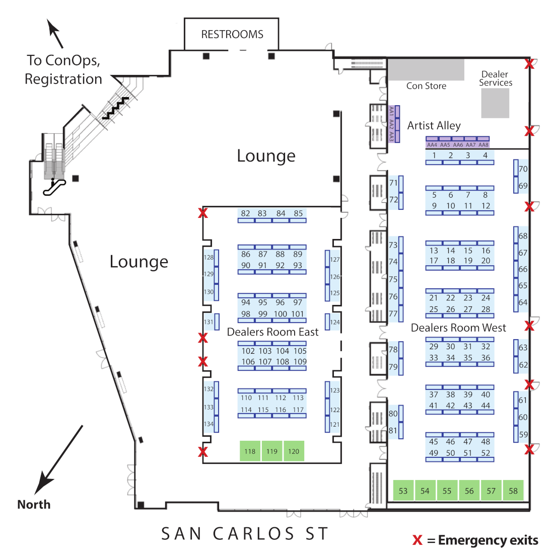 Dealer Den Map